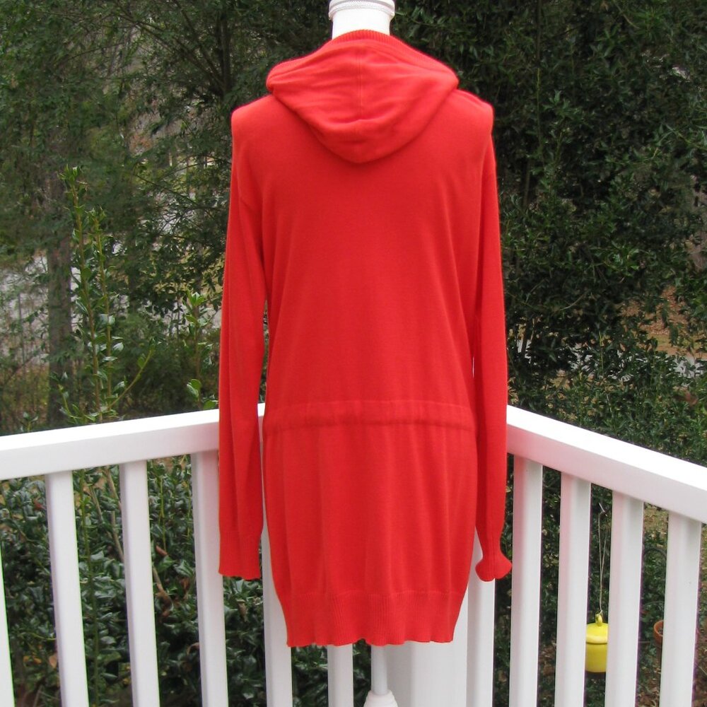 Kenneth Cole New York hooded snap button cardigan sweater Medium luxury style - Picture 5 of 6